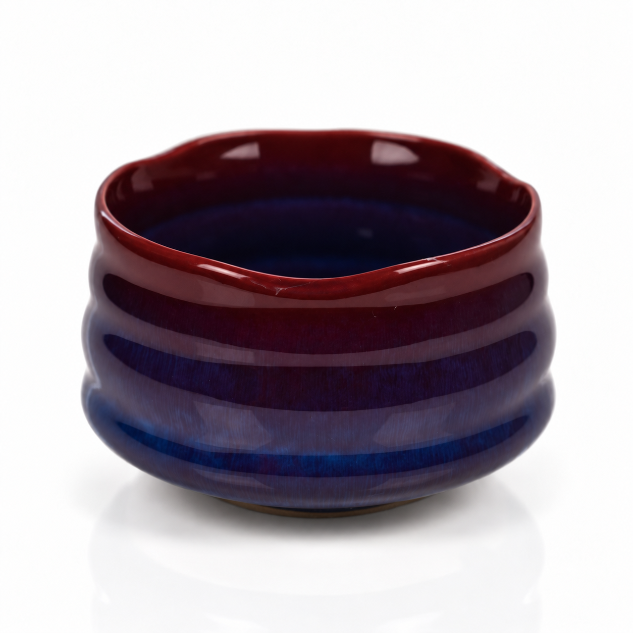 Chawan Ayame — ceramiczna czarka do matchy Karmazynowy Świt